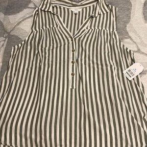 Striped blouse size M. NEW!!